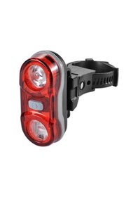 Resim Fonte Çift Ledli Su Geçirmez Bisiklet Stop Lambası Çok Renkli 