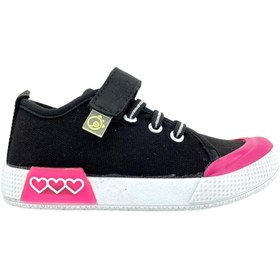 Resim Dudino Loki Keten Sneaker Kız Çocuk Ayakkabısı Siyah 