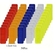 Resim Gaojunshop01 Yıtape 50 Adet Yüksek Reflektif Su Geçirmez Araç Güvenlik Şeridi Gece Görünürlük 