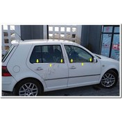 Resim Markadan Vw Golf 4 Krom Cam Çıtası 1998-2004 4 Parça Paslanmaz Çe 