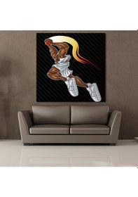 Resim Basketbol Temalı Kanvas Tablo 30x30cm 