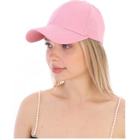Resim Unisex Ayarlanabilir Pembe Spor Basic Şapka Pembe 
