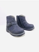 Resim Td-5085 Hakiki Deri Ortopedik Taban Erkek Bebek Bot 