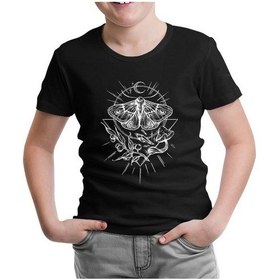 Resim Animals And Plants Around The Universe Siyah Çocuk Tshirt 001 