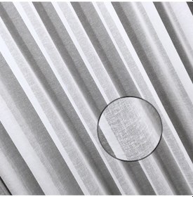 Resim Perdefony Naturel Keten Tül Perde 