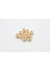 Resim Akrilik Plastik Abaküs Boncuk 4-16 Mm 10 Mm / Krem 