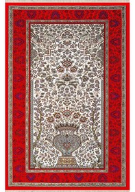 Resim Dijital Baskılı, Yıkanabilir, Yumuşak Dokulu Çocuk Ve Yetişkin Seccade S-dot-n106 Kırmızı 