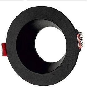 Resim Cata Lion Yuvarlak Spot Lamba Siyah Kasa Sıva Altı Gu10 Ct-5091 Led Işık Ampul Hariç Siyah 