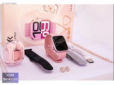 Resim Katjmer Vn15 Akıllı Saat Seti (Takılar,Kulaklık,Kordon Hediyeli) 