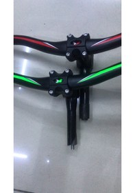 Resim motobisikletim Bisiklet Gidon Seti [SİYAH-KIRMIZI, SİYAH-YEŞİL] A Siyah 