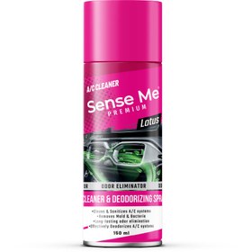 Resim Sense Me Araç Klima Koku Bombası Kötü Koku Giderici Temizleme Spreyi LOTUS - 150ml 