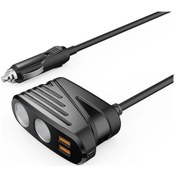Resim Gaojunshop01 Tr-31 120w 5'li Araç Çakmak Usb Pd Qc3.0 Hızlı Şarj Cihazı İphone Uyumlu Samsung 