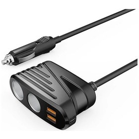 Resim Gaojunshop01 Tr-31 120w 5'li Araç Çakmak Usb Pd Qc3.0 Hızlı Şarj Cihazı İphone Uyumlu Samsung 
