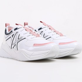 Resim Armani Exchange Beyaz-Pembe Kadın Sneaker XDX039XV311S939 