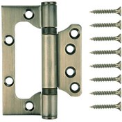 Resim 4,3 İnç 10 Cm 7,5 Cm Kapı Tokmağı, 3'lü Paket, Paslanmaz Çelik Antik Pirinç 