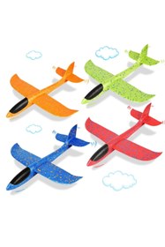 Resim Genel Markalar 2li Set Çocuk Oyuncak Köpük Uçak El Planörü Elle Atılan Eğlenceli Kopuk Uçak 