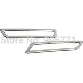 Resim Lasonstiges Vw Golf Mk7 İçin Yüksek Kaliteli Krom İç Dash Izgara Hava Çıkışı Ücretsiz Kargo 