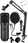 Resim Lastvoice BM300 Usb Condenser Mikrofon Stand ve Filtre (BM800 USB) 