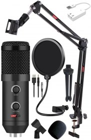 Resim Lastvoice BM300 Usb Condenser Mikrofon Stand ve Filtre (BM800 USB) 