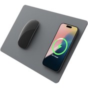 Resim Mena Rise FikirShop H3 - iPhone, Airpod, Galaxy (Toz Gri) ile Dizüstü Bilgisayarlar için Taşınabilir Qi 