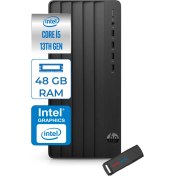 Resim Hp 290 Pro G9 Intel I5-13400 48GB 4tb SSD Intel® UHD Graphics 730 Windows 11 Pro Masaüstü Bilgisayar HPB6JD6ESP20+ZETTAUSBBELLEK 