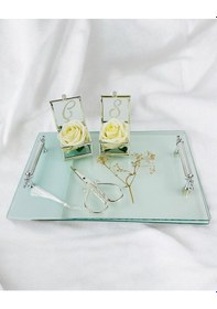 Resim Intimacy Gümüş Söz Tepsisi Siyah Siyah 