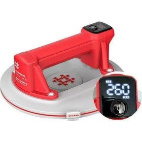 Resim Shijing Tools 6100 Şarjlı Hava Pompalı Dijital Vantuz - Cam Granit Seramik Ayna Taşıma Vantuzu 