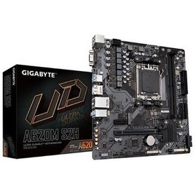Resim Gıgabyte Amd A620m-s2h Ddr5 6400oc Hdmı Vga Dp M.2 Pcıe 16x V4.0 Am5 Usb 3.2 