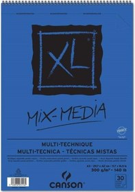 Resim Canson Çok Amaçlı Çizim Defteri Spp Canxl Mix Media 30s A3 300 Gr Karışık 