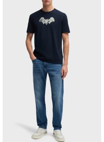 Resim Boss Erkek T Shirt 50534924 404 Lacivert Lacivert 