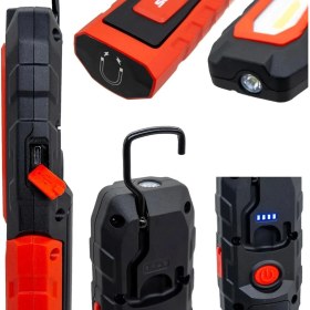 Resim Izeltaş 14000005383 600 Lümen Cob LED Şarjlı Büyük Boy Çalışma Lambası 