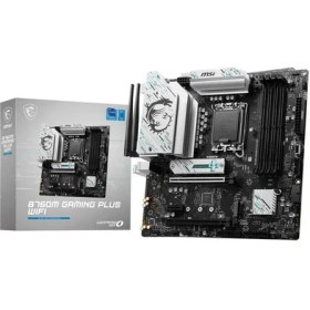 Resim Msı B760M Gamıng Plus Wıfı Intel B760 Soket 1700 Ddr5 6800MHZ (Oc) M.2 Anakart 
