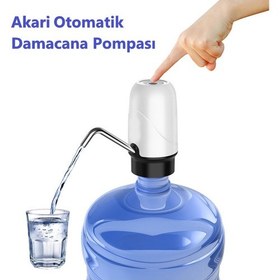 Resim Akari Şarjlı Otomatik Damacana Pompası 