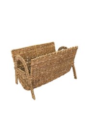 Resim Evistro Dekoratif Hasır Gazetelik Dergilik 42x27cm 