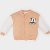 Resim DeFacto Erkek Bebek Kolej Yaka Baskılı Çıtçıt Kapamalı Bomber Hırka D6290A524WNBG269 Bej 