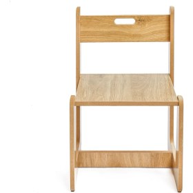 Resim Minera 2-4 Yaş Turna Model Ahşap Montessori Aktivite Oyun Çalışma Sandalyesi (1 Sandalye) 