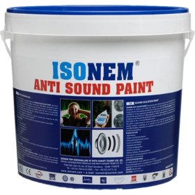 Resim Isonem Anti Sound Paint Ses Yalıtım Boyası 10 Lt Beyaz 