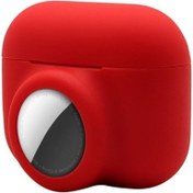 Resim NANOSPACE Apple Airpods Pro 2.nesil Kulaklık Kılıfı Tag Armor 2 In 1 Silikon Renkli Kılıf 