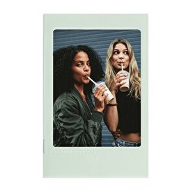 Resim Fujifilm Instax Mini Film Uyumlu Katlanabilir Yeşil Fotoğraf Çerçevesi 