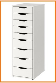 Resim Alony Home Alex Çekmece Ünitesi Keson 36 X 116 Cm Beyaz 