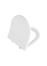 Resim 131-003-009 Vitra Integra Yavaş Kapanır Klozet Kapağı, Metal Menteşeli 