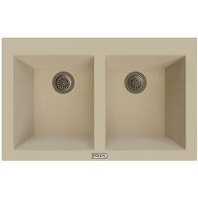 Resim Polex Cristal Lux Granit Eviye P2 x ln Bej 