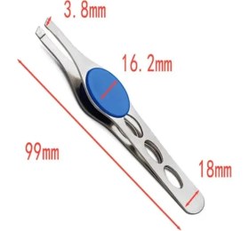 Resim Xolo Titanium Akustik Mandallı Cımbız Düz Uçlu Mavi Mandallı XLC502D 