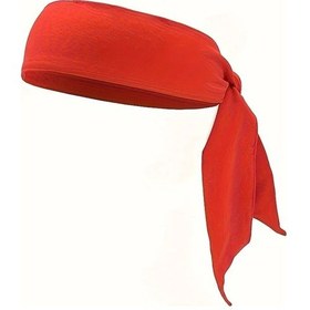 Resim Willowhaven Kırmızı Unisex Outdoor Tenis Teri Emen Esnek Spor Kafa Bandı Kırmızı 