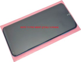 Resim Xiaomi Redmi Note 9 Pro Lcd Ekran Dokunmatik Orijinal (Full ÇITALI MAVİ) 