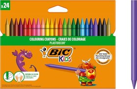 Resim BIC Kids Elleri Kirletmeyen Pastel Boya, 24'lü Kutu 