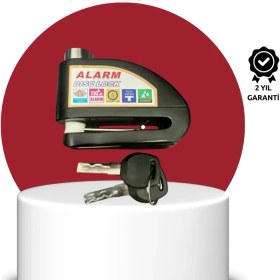 Resim Eco Lounge Güvenlik Sensörlü Alarmlı Disk Kilidi Motosiklet ve Bisiklet Için 