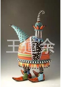 Resim Renkli Kreatif Reçine Çaydanlık Dekoratif Figür - Ev Dekoru Masaüstü Gölge Oluşturucu Dekoratif Eşya 