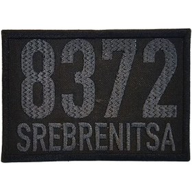 Resim ISG Airsoft 8372 SREBRENİTSA PATCH – BLACK 