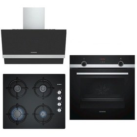 Resim Siemens HB514FBR1T - EO6C6PB11O - LC65KAJ60T Siyah Ankastre Set 100 